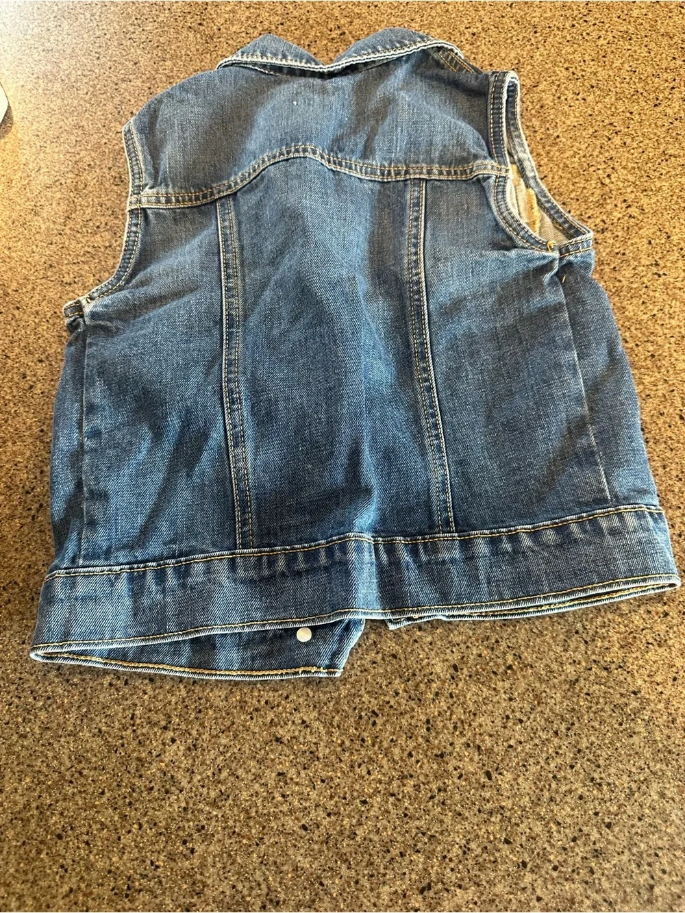 Old Navy Light Blue Denim Jacket Vest
